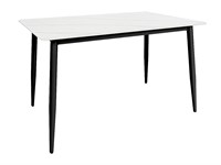 Стол Uni-Form-S2.2B, столешница Каменная плита  White Matt, каркас Сталь  SBlack,  727*1300*700 sppr5VVTtoAR68697