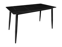 Стол Uni-Form-S2.2B, столешница Каменная плита  Black Matt, каркас Сталь  SBlack,  727*1300*700 sppr5VVTtoAR68699
