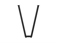 Подстолье Лофт V-образное регулируемое,    Черный муар,  Металл, труба профильная 40х40 мм — очень прочный и долговечный материал.  ,  820*550*10 sppr5VVTtoAR093-6518 (71768)