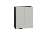 Кухонный  Шкаф верхний с 2-мя дверцами Евро Graphite, Агат, 720, 600, каркас ЛДСП  Graphite, фасад МДФ  Агат,  716*600*318 sppr5VVTtoAR59133