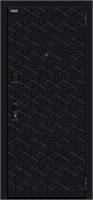 Дверь входная  205*96 Bravo R Кьюб (RBE), Total Black/Super White, Левое sp2510BR_033-2241