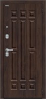 Дверь входная  205*96 Bravo R Форм/BChrome, Almon/Cappuccino Melinga, Левое с зеркалом sp2510BR_033-2500