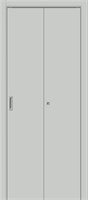 Межкомнатная дверь 230*40, Браво-0.П, Grey Silk , ПЭТ sp2510BR_169-0496