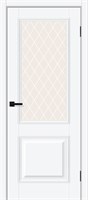 Межкомнатная дверь 200*60, Классик-13, White Silk / White Сrystal , ПЭТ sp2510BR_169-0149