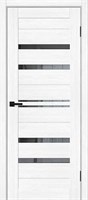 Межкомнатная дверь 200*80, Браво-30, Snow Melinga / Mirox Grey , Эко Шпон sp2510BR_153-1491
