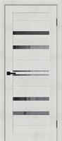 Межкомнатная дверь 200*80, Браво-30, Bianco Melinga / Mirox Grey , Эко Шпон sp2510BR_153-7604