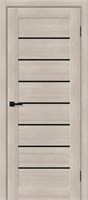 Межкомнатная дверь 200*60, Браво-22, Cappuccino Melinga / Black Shine , Эко Шпон sp2510BR_153-4329