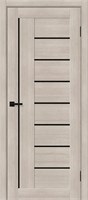 Межкомнатная дверь 200*80, Браво-29, Cappuccino Melinga / Black Shine , Эко Шпон sp2510BR_153-4335