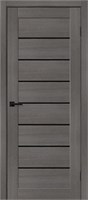Межкомнатная дверь 200*80, Браво-22, Grey Melinga / Black Shine , Эко Шпон sp2510BR_153-4341