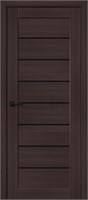 Межкомнатная дверь 200*60, Браво-22, Wenge Melinga / Black Shine , Эко Шпон sp2510BR_153-4355