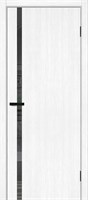 Межкомнатная дверь 200*90, Браво-1.55, Snow Melinga / Mirox Grey , Эко Шпон sp2510BR_153-1227