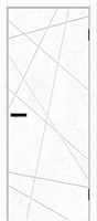Межкомнатная дверь 200*80, Граффити-5.Д, Snow Art , Эко Шпон sp2510BR_153-1684