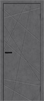Межкомнатная дверь 200*60, Граффити-5.Д, Slate Art , Эко Шпон sp2510BR_153-1678