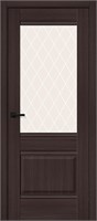 Межкомнатная дверь 200*90, Прима-3, Wenge Melinga / White Сrystal , Эко Шпон sp2510BR_153-1179
