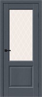 Межкомнатная дверь 200*90, Неоклассик-33, Stormy Wood / White Сrystal , Эко Шпон sp2510BR_153-1652