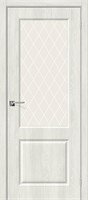Межкомнатная дверь 200*80, Скинни-13, Casablanca / White Сrystal , Винил sp2510BR_146-0189