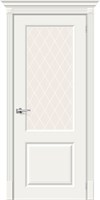 Межкомнатная дверь 200*60, Скинни-13, Whitey / White Сrystal , Эмаль sp2510BR_013-0319