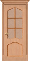 Межкомнатная дверь 200*60, Каролина, Ф-05 (Дуб) / Риф. , Шпон sp2510BR_003-0765