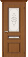 Межкомнатная дверь 200*90, Стиль, Ф-11 (Орех) / Худ. , Шпон sp2510BR_003-0394