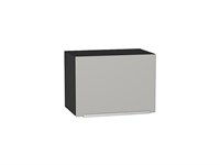 Шкаф верхний горизонтальный Фьюжн Graphite, Silky Light Grey, 360, 500 В*Ш*Г 358*500*320, фасад МДФ  Silky Light Grey, корпус  Graphite ms2510VVT_66562