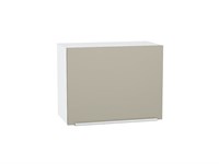 Шкаф верхний горизонтальный Фьюжн Белый, Silky Grey, 460, 600 В*Ш*Г 458*600*318, фасад МДФ  Silky Grey, корпус  Белый ms2510VVT_57194