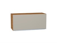 Шкаф верхний горизонтальный Фьюжн Дуб Вотан, Silky Grey, 360, 800 В*Ш*Г 358*800*320, фасад МДФ  Silky Grey, корпус  Дуб Вотан ms2510VVT_60650