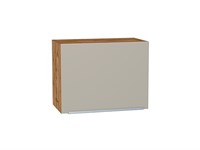 Шкаф верхний горизонтальный Фьюжн Дуб Вотан, Silky Grey, 460, 600 В*Ш*Г 458*600*318, фасад МДФ  Silky Grey, корпус  Дуб Вотан ms2510VVT_60652