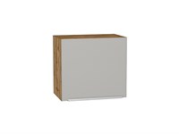 Шкаф верхний горизонтальный Фьюжн Дуб Вотан, Silky Light Grey, 460, 500 В*Ш*Г 458*500*318, фасад МДФ  Silky Light Grey, корпус  Дуб Вотан ms2510VVT_66559