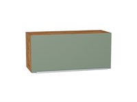Шкаф верхний горизонтальный Фьюжн Дуб Вотан, Silky Mint, 360, 800 В*Ш*Г 358*800*320, фасад МДФ  Silky Mint, корпус  Дуб Вотан ms2510VVT_60656