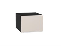 Шкаф верхний горизонтальный глубокий Фьюжн Graphite, Cream Silk, 500 В*Ш*Г 358*500*576, фасад МДФ  Cream Silk, корпус  Graphite ms2510VVT_71876