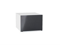 Шкаф верхний горизонтальный глубокий Фьюжн Белый, Anthracite, 500 В*Ш*Г 358*500*576, фасад МДФ  Anthracite, корпус  Белый ms2510VVT_45149