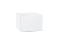 Шкаф верхний горизонтальный глубокий Фьюжн Белый, Silky White, 500 В*Ш*Г 358*500*576, фасад МДФ  Silky White, корпус  Белый ms2510VVT_51848