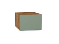 Шкаф верхний горизонтальный глубокий Фьюжн Дуб Вотан, Silky Mint, 500 В*Ш*Г 358*500*576, фасад МДФ  Silky Mint, корпус  Дуб Вотан ms2510VVT_60624