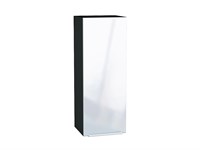 Шкаф верхний с 1-ой дверцей Фьюжн Graphite, Angel, 920, 350 В*Ш*Г 920*350*320, фасад МДФ  Angel, корпус  Graphite ms2510VVT_65095