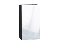 Шкаф верхний с 1-ой дверцей Фьюжн Graphite, Angel, 920, 500 В*Ш*Г 920*500*320, фасад МДФ  Angel, корпус  Graphite ms2510VVT_45074