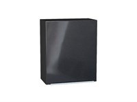 Шкаф верхний с 1-ой дверцей Фьюжн Graphite, Anthracite, 720, 600 В*Ш*Г 716*600*320, фасад МДФ  Anthracite, корпус  Graphite ms2510VVT_41517
