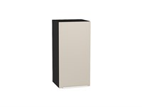 Шкаф верхний с 1-ой дверцей Фьюжн Graphite, Cream Silk, 720, 350 В*Ш*Г 716*350*320, фасад МДФ  Cream Silk, корпус  Graphite ms2510VVT_71924