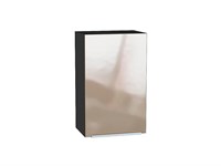 Шкаф верхний с 1-ой дверцей Фьюжн Graphite, Gallant, 720, 450 В*Ш*Г 716*450*320, фасад МДФ  Gallant, корпус  Graphite ms2510VVT_39657
