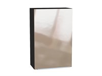 Шкаф верхний с 1-ой дверцей Фьюжн Graphite, Gallant, 920, 600 В*Ш*Г 920*600*320, фасад МДФ  Gallant, корпус  Graphite ms2510VVT_45081