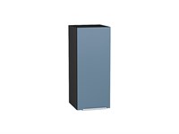 Шкаф верхний с 1-ой дверцей Фьюжн Graphite, Silky Blue, 720, 300 В*Ш*Г 716*300*320, фасад МДФ  Silky Blue, корпус  Graphite ms2510VVT_51955