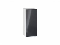 Шкаф верхний с 1-ой дверцей Фьюжн Белый, Anthracite, 720, 300 В*Ш*Г 716*300*320, фасад МДФ  Anthracite, корпус  Белый ms2510VVT_36753