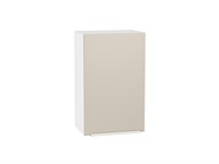Шкаф верхний с 1-ой дверцей Фьюжн Белый, Cream Silk, 720, 450 В*Ш*Г 716*450*320, фасад МДФ  Cream Silk, корпус  Белый ms2510VVT_71894