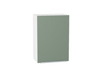 Шкаф верхний с 1-ой дверцей Фьюжн Белый, Silky Mint, 720, 500 В*Ш*Г 716*500*320, фасад МДФ  Silky Mint, корпус  Белый ms2510VVT_52001