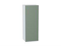 Шкаф верхний с 1-ой дверцей Фьюжн Белый, Silky Mint, 920, 350 В*Ш*Г 920*350*320, фасад МДФ  Silky Mint, корпус  Белый ms2510VVT_65103