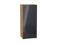Шкаф верхний с 1-ой дверцей Фьюжн Дуб Вотан, Anthracite, 920, 400 В*Ш*Г 920*400*320, фасад МДФ  Anthracite, корпус  Дуб Вотан ms2510VVT_60805