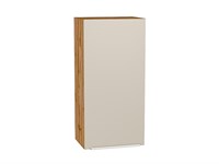 Шкаф верхний с 1-ой дверцей Фьюжн Дуб Вотан, Cream Silk, 920, 450 В*Ш*Г 920*450*320, фасад МДФ  Cream Silk, корпус  Дуб Вотан ms2510VVT_71920