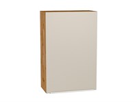 Шкаф верхний с 1-ой дверцей Фьюжн Дуб Вотан, Cream Silk, 920, 600 В*Ш*Г 920*600*320, фасад МДФ  Cream Silk, корпус  Дуб Вотан ms2510VVT_71922
