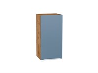 Шкаф верхний с 1-ой дверцей Фьюжн Дуб Вотан, Silky Blue, 720, 350 В*Ш*Г 716*350*320, фасад МДФ  Silky Blue, корпус  Дуб Вотан ms2510VVT_65110