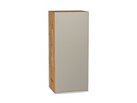 Шкаф верхний с 1-ой дверцей Фьюжн Дуб Вотан, Silky Grey, 920, 400 В*Ш*Г 920*400*320, фасад МДФ  Silky Grey, корпус  Дуб Вотан ms2510VVT_60765