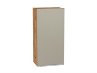 Шкаф верхний с 1-ой дверцей Фьюжн Дуб Вотан, Silky Grey, 920, 450 В*Ш*Г 920*450*320, фасад МДФ  Silky Grey, корпус  Дуб Вотан ms2510VVT_60766